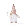 thumbnail image 3 of Figura de adorno navideño Muñeco de Papá Noel para decoraciones de fiesta en el hogar (A), 3 of 3