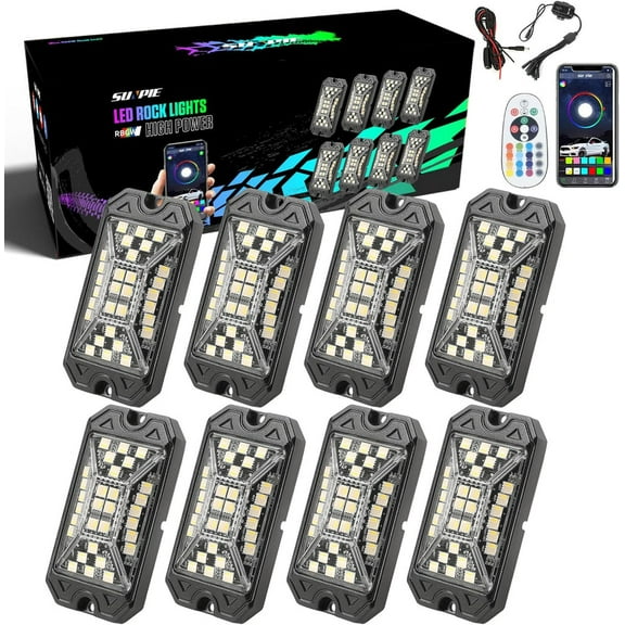 Sunpie S-FULL-8 LED Exterior Decorative Lights fits SUV Multicolor High Temperature Resistant