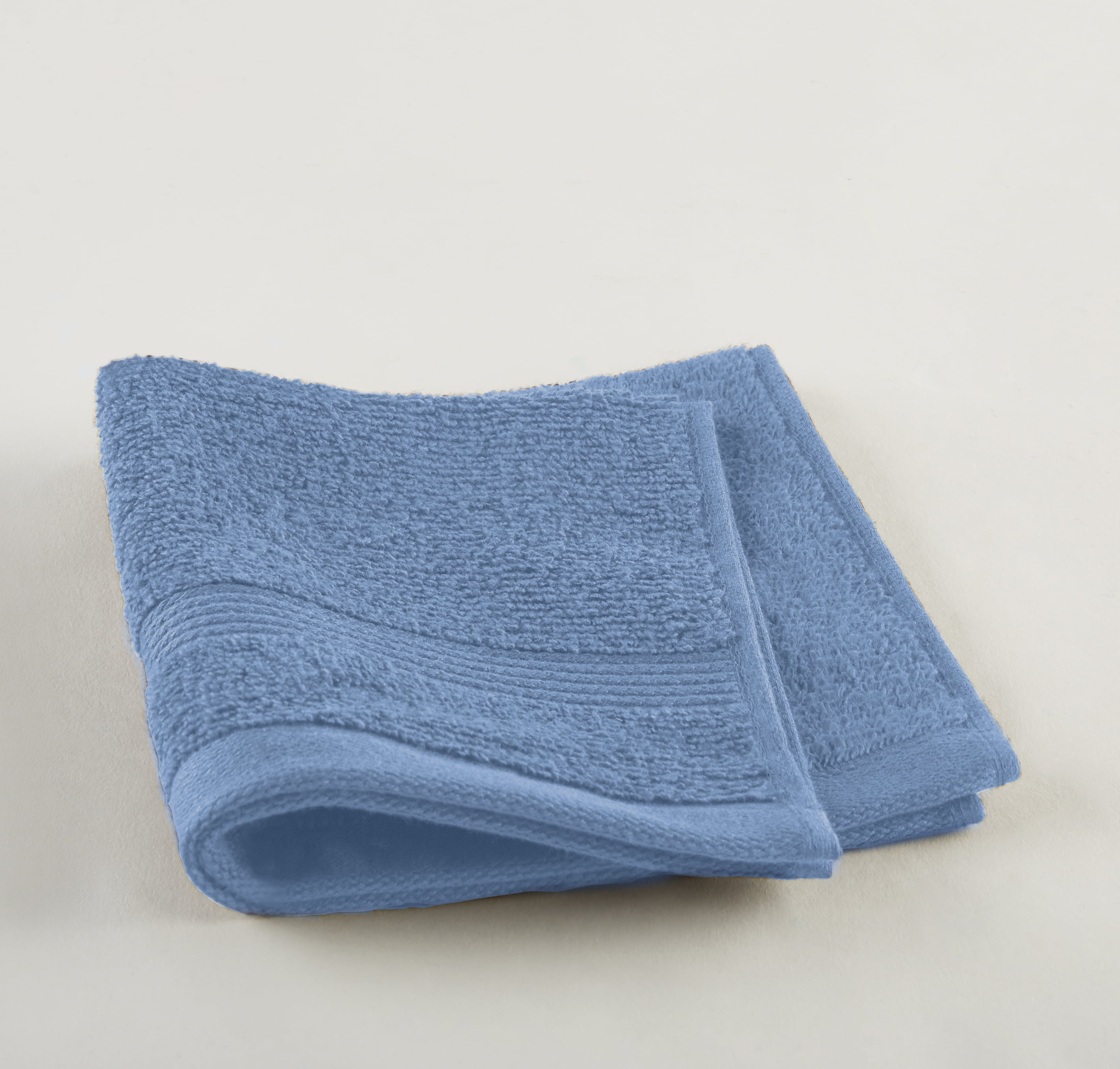 Mainstays 6-Pack Microfiber Washcloths, Benzoyl Peroxide Resistant, Mint &  Blue
