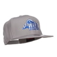 thumbnail image 5 of Wake Boarding Embroidered Flat Bill Cap - Grey OSFM, 5 of 5