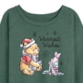 thumbnail image 3 of Disney - Winnie The Pooh - Pooh & Piglet Warmest Wishes - Women's Lightweight French Terry Long Sleeve Shirt, 3 of 5