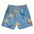 thumbnail image 2 of Kids' Beach Pants Comfortable Swim Trunks Parrots and Dolphins Pattern Shorts for Pool Vacation and Lounge Wear X-Large, 2 of 8
