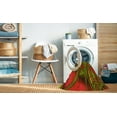 thumbnail image 2 of Ahgly Company Machine Washable Indoor Rectangle Transitional Dark Yellow Green Area Rugs, 2' x 5', 2 of 7