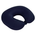thumbnail image 5 of Travel Neck Pillow Memory Foam Airplane Comfort for Neck Sleeping Washable Cover Adjustable Travel Pillows for Traveling, Car, Home, Office, Travel Neck Flight Pillow (Navy Blue), 5 of 7
