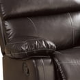 thumbnail image 6 of Bonded Leather Rocker Recliner In Espresso Brown, 6 of 6