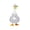 02D, variant on Nkmbld Porch Goose Outfits, Cute Goose Clothes for 23" Lawn Statue, Farmhouse Big White Gooses Sculpture Decoration for Garden Lawn Yard and Patio
