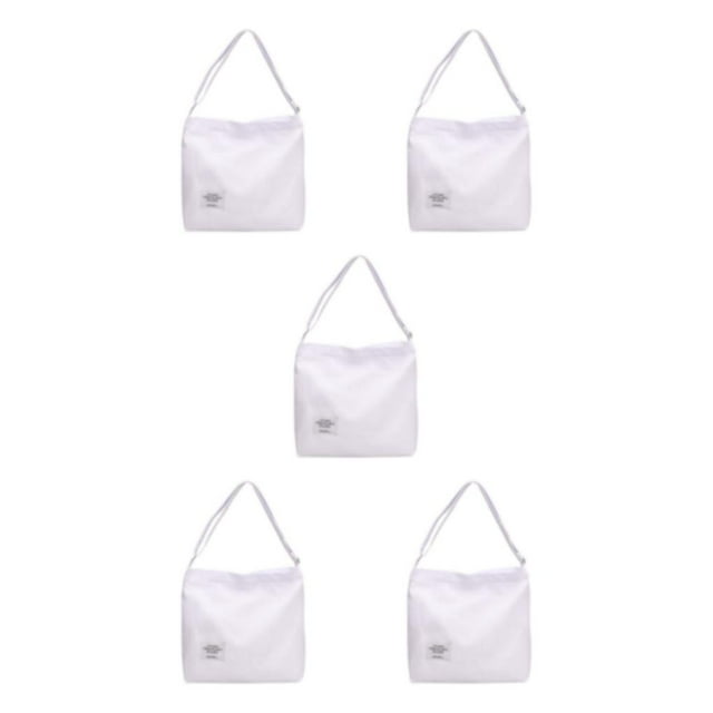 Guardoinrt Shopping Bag For Discerning Fashionista Sturdy And Durable Shoulder Bag bleached 5Set