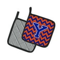 thumbnail image 2 of Carolines Treasures CJ1044-YPTHD Letter Y Chevron Orange and Blue Pair of Pot Holders, 7.5HX7.5W, multicolor, 2 of 2