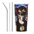 thumbnail image 1 of Vasos de 20 oz de Power Rangers Vaso de acero inoxidable a granel con tapa Taza de café con aislamiento al vacío de doble pared Taza de 20 oz con revestimiento de polvo para bebidas frías y calientes, 1 of 7