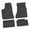 Black w/ Dark Blue Insert, variant on Charger Floor Mats 06-10 Dodge Charger RWD 4 Piece Custom Vintage Scene w/ SRT Insert - Black