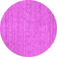 thumbnail image 1 of Ahgly Company Indoor Round Abstract Pink Contemporary Area Rugs, 5' Round, 1 of 4