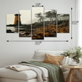 thumbnail image 4 of Designart "Misty Horizon Coastal Sky painting II" Nautical & Beach Art Living Room Set, 4 of 5