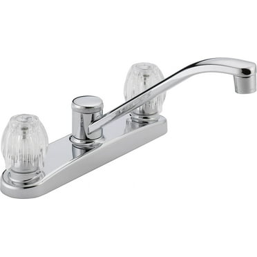Peerless P220LF Classic Two Handle Kitchen Faucet, Chrome