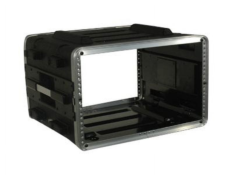 Grundorf ABS Series ABS-R0616 - Rack case for audio equipment - rugged - 6U - extruded aluminum - black
