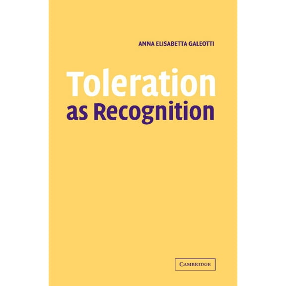 Toleration as Recognition, (Paperback)
