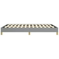 thumbnail image 4 of vidaXL Bed Frame Light Grey 152x203 cm Queen Fabric, 4 of 6