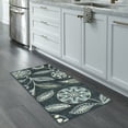 thumbnail image 2 of Maples Rugs Reggie Bohemian Floral Blue Washable Hallway Runner Rug, 1'8 x 4', 2 of 6