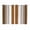 Tan Brown, variant on Modern Brown Kitchen Curtains 84 Inch Length, Boho Contemporary Geometric Striped Grommet Top Bedroom Living Room Curtains, Light Filtering Cafe Curtain Drapes 2 Panels Set 84''x84''