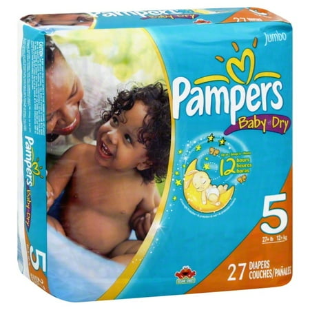 Pampers Baby Dry Diapers (Choose Your Size)