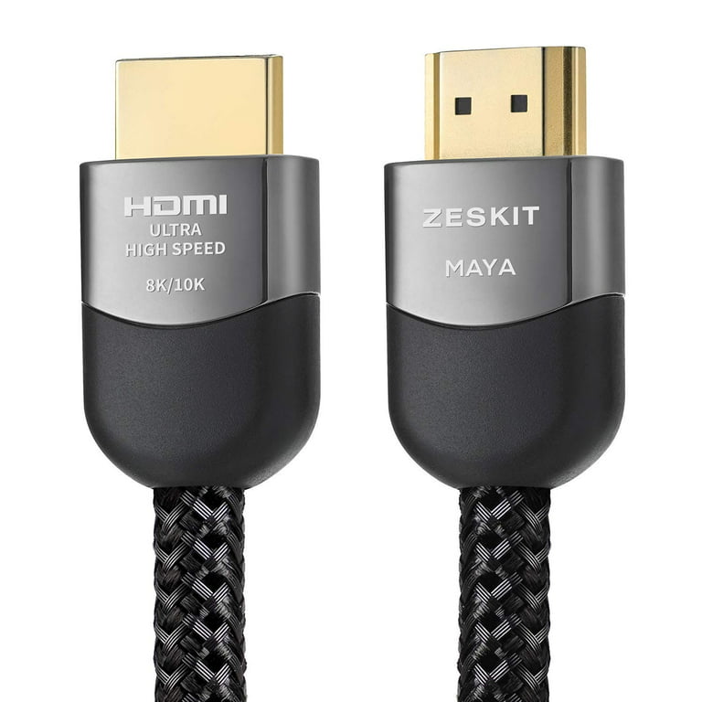  CableCreation 8K HDMI Cable 2.1 (6.6FT/2M) 48Gbps High Speed 3D  8K@60 4K@120 144Hz HDMI Cable eARC HDR10 HDCP 2.2 2.3 for PS4/PS5/Roku  TV/HDTV/Blu-ray : Electronics