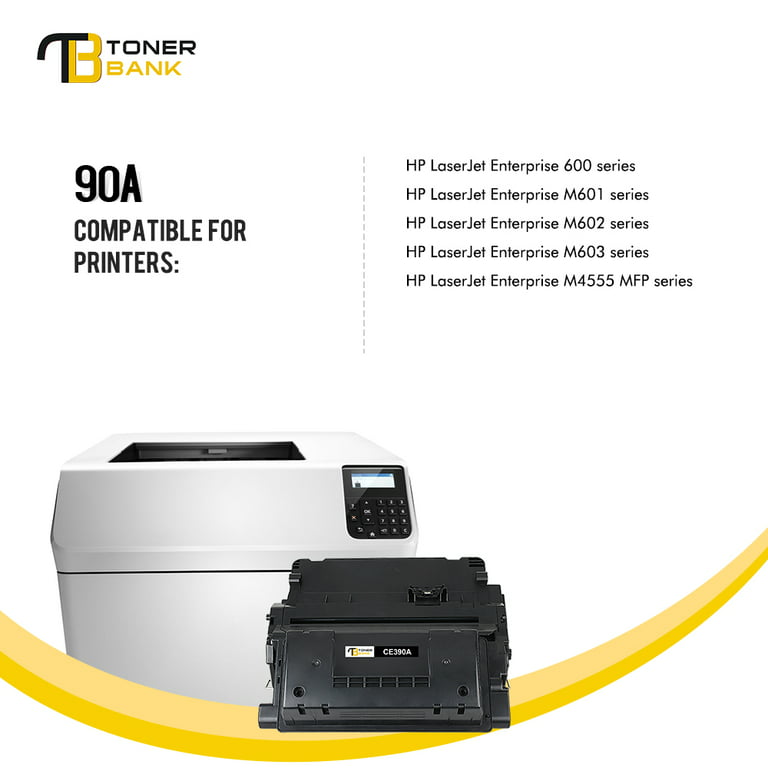 Toner Bank Compatible Toner for HP CE390A 90A LaserJet Enterprise