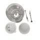 thumbnail image 2 of Reusable Wet and Dry Separation Pickled Jar with Fork - Multipurpose Round Flip Top Jar for Daily Use, 2 of 5