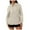 White, variant on Bmisegm Women's Autumn/Winter Solid Color Style PU Leather Jacket Coat Jackets for Women White M