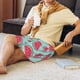 thumbnail image 5 of Balery Watermelon Pantalones cortos de pijama de punto de algodón para hombre con cinturilla y bolsillos-Large, 5 of 6