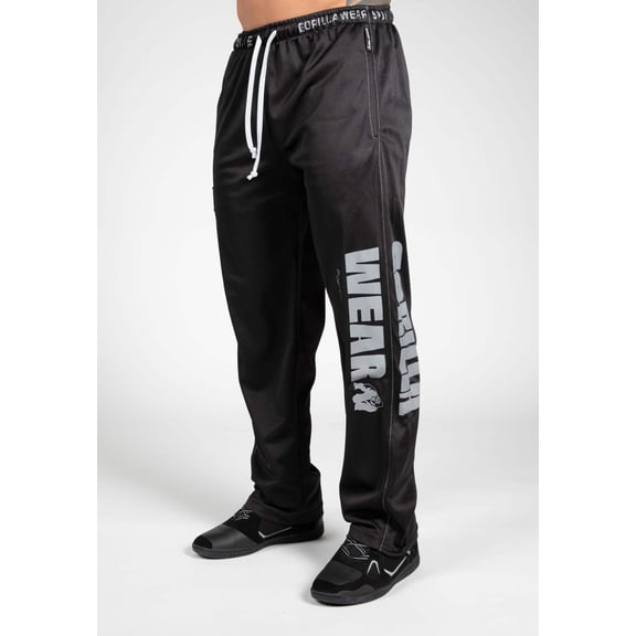 Logo Mesh Pants - Black