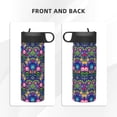 thumbnail image 3 of Yiaed Roosters 1 Print Water Bottle with Straw Lid, Stainless Steel Double Wall Insulated Water Bottle | Leak-Proof and Spill-Proof Water Bottle, 3 of 8