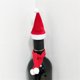thumbnail image 4 of 1/10/20/100 Uds Mini sombrero de Navidad vino cerveza botella de bebida decoración muñeca decoración de Navidad pequeño sombrero bufanda, 4 of 4