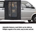 thumbnail image 3 of Van Side Sliding Door Flyscreen, Magnetic Closure Ventilation Van Mesh Screen Curtain  for RV Van Replacement for, 3 of 7
