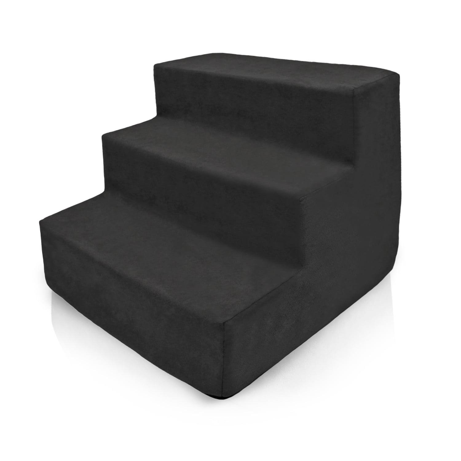 Precious Tails Deluxe High-Density Foam 3-Step Pet Stairs for Dogs and Cats - Durable, Lightweight, and Portable Staircase for Easy Mobility Assistance