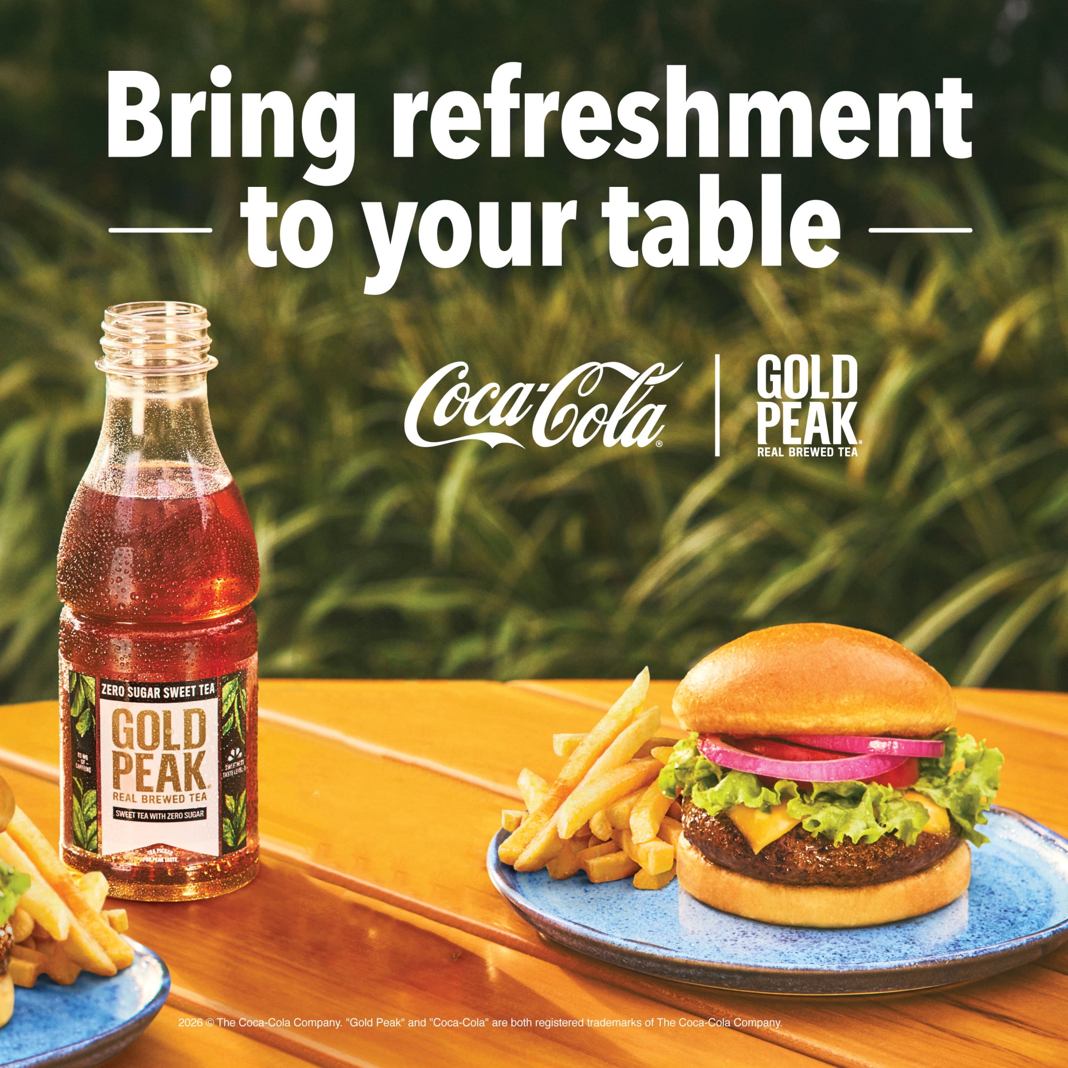 Gold Peak Iced Tea, Zero Sugar Sweet Tea Bottles, 16.9 fl oz, 6 Pack