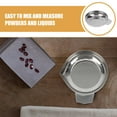 thumbnail image 3 of Miangastore Electronic Scale Trays Silver 5Pcs 2.95X2.55X0.59In Stainless Steel, 3 of 8
