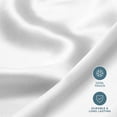thumbnail image 4 of Bare Home Satin Body Pillowcase - Silky Soft for Hair & Skin - Envelope Closure - White, 4 of 8