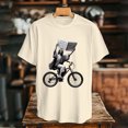thumbnail image 5 of jowamay Christian T Shirts for Men Jesus Biking Crew Neck Casual Graphic Tees Funny Cotton Tops Short Sleeve for Travel Dating, 5 of 8