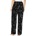 thumbnail image 4 of PISONIC Animals in Space Printed Women's Pajama Pants, Comfy Pajama Bottoms With Pockets&Drawstring, 4 of 7