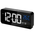 thumbnail image 2 of Large Digital Alarm Clock For Visually Impaired - Big Electric Clock For Bedroom, Jumbo Number Display, Fully Dimmable Brightness Dimmer, Usb Ports,, 2 of 5