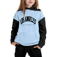 thumbnail image 1 of WEAIXIMIUNG Children's Coloured Sleeved Long Sleeved Hooded Top Hoodie Pant Set 4-5Years, 1 of 4