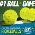 thumbnail image 3 of relayinert 6 Pcs/ensemble Balles de Pickleball Professionnelles de Rechange 40 Trous Balles de Pickle d'Entraînement Réutilisables Kit Assorti Cadeau d'Anniversaire Orange, 3 of 9