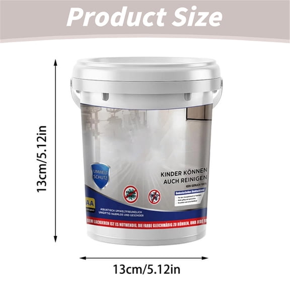 Clearance Under $24.39! 1CAN Epoxy Floor Paint, High-Gloss Marble Effect Coating for Garage & Concrete, Plastic, for Indoor & Outdoor Floors, (1kg, Multi-Color)