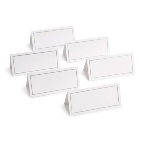 Gartner Studios 83003 Platinum Border Place Cards Walmart 
