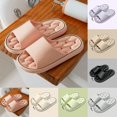 thumbnail image 3 of Dakaela Shower Shoes for Women Men Quick Drying Bath Slippers with Drain Hole Soft Cloud Slide Sandals, 3 of 5