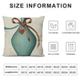 thumbnail image 5 of Qinduosi  Easter Pillow Covers  Inch,Polka Dot Heart Bunny Decorative Throw Pillows,Colorful Bow Rabbit Cushion Case Spring Decoration for Sofa Couch, 5 of 5