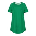 thumbnail image 4 of Fesfesfes Tshirt for Women's Fashion Sold Short Sleeves Blouse Round Neck Casual Tops Short Sleeve Tops for Women XL(US:10), 4 of 4