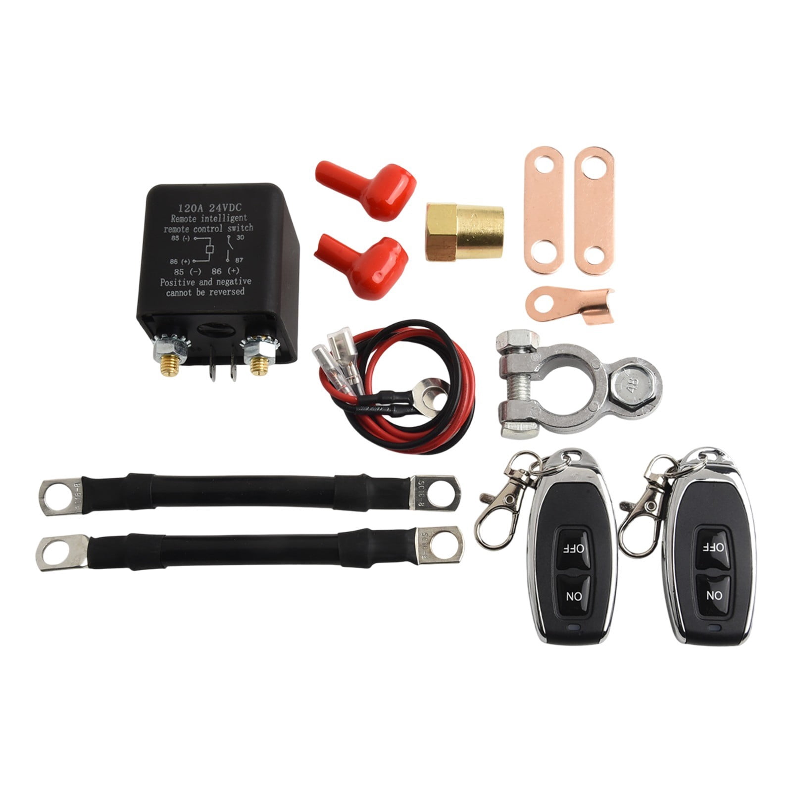250A Kill Switch 12V Battery Switch Remote Control For Vehicle Battery 12V Battery Disconnect IP65 Waterproof Switch