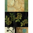 thumbnail image 2 of PI Studio 14x18 Gold Ornate Wood Framed with Double Matting Museum Art Print Titled - Leaves of Green I, 2 of 4
