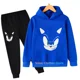 thumbnail image 2 of Conjunto de sudadera con capucha de Sonic, chándal de dibujos animados, sudadera con capucha y pantalones deportivos, sudaderas de 2 piezas para niños, 2 of 5