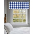 thumbnail image 3 of Valances for Windows Rustic Farmhouse Rod Pocket Cafe Window Treatments Valance Curtains for Kitchen Bathroom Laundry Basement Windows 60"x14", 3 of 9